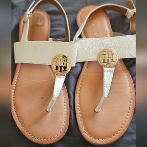 Tommy Hilfiger white sandals